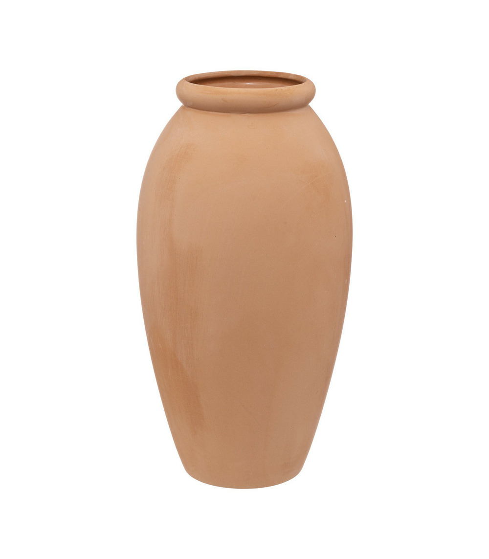 Vase terracotta en terre cuite d 15,8 x h 29,2 cm