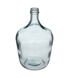 Vase dame jeanne en verre recyclé bleu d 18 x h 30 cm