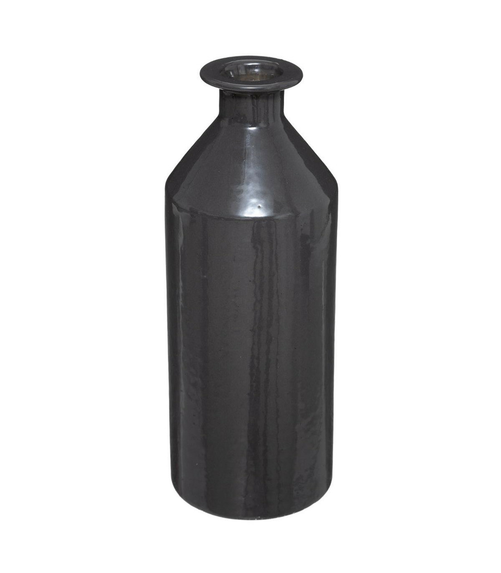 Vase bouteille en céramique h 21.5 cm