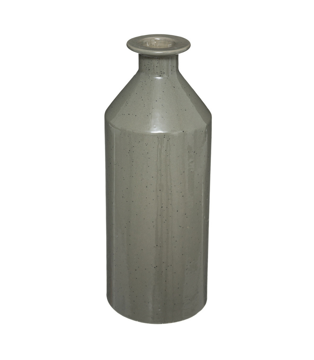Vase bouteille en céramique h 21.5 cm