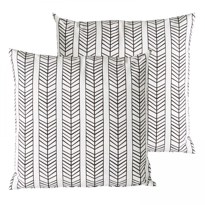 Tembu Lot de 2 coussins carrés polyester tembu 45x45x8 cm | Truffaut
