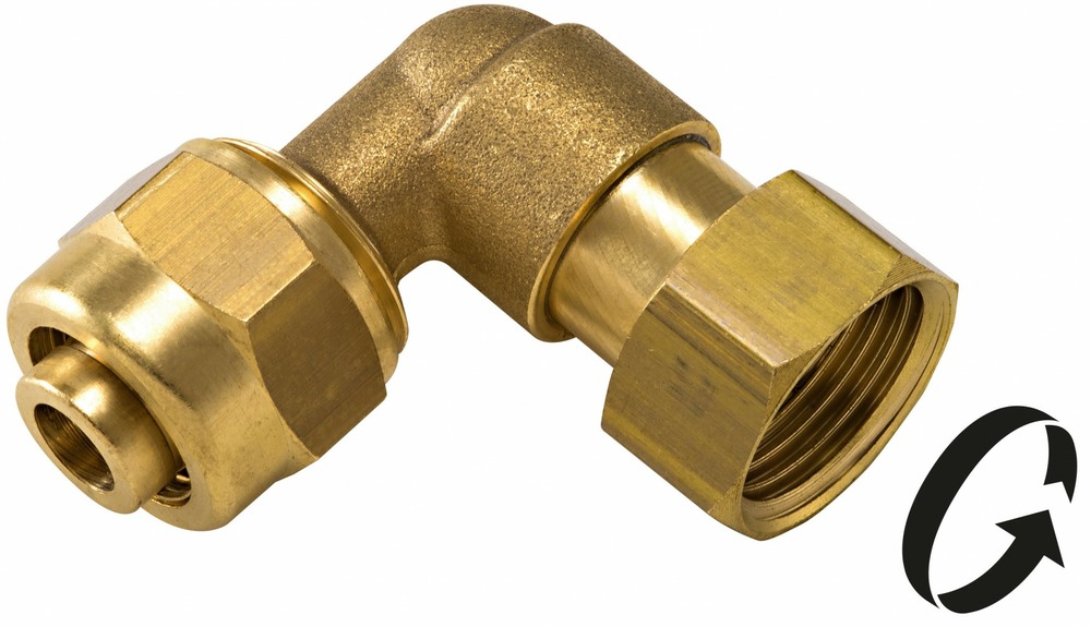 Raccord té égal à compression laiton f 15 x 21 pour tube en per