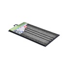 Tapis absorbant 2-en-1 extérieur et intérieur | tapis protection de sol anti-poussière anti-saletés |  | gris | 60 x 91 c