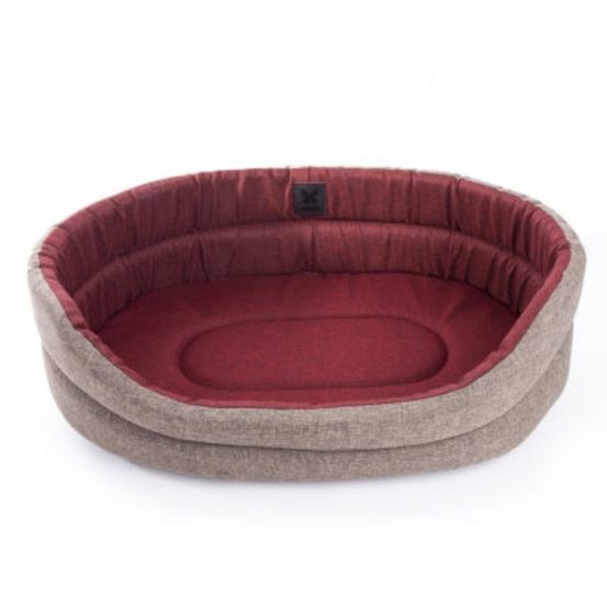 Panier en tissu polycoton collection classic pour chiens et chats