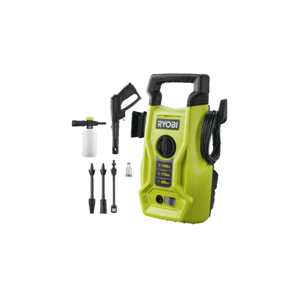 Nettoyeur haute pression ryobi - 110 bars - 1400w - ry110pwa