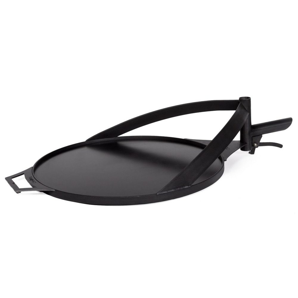 Plaque 50 cm acier avec poignées pour braséro bandito et montana x