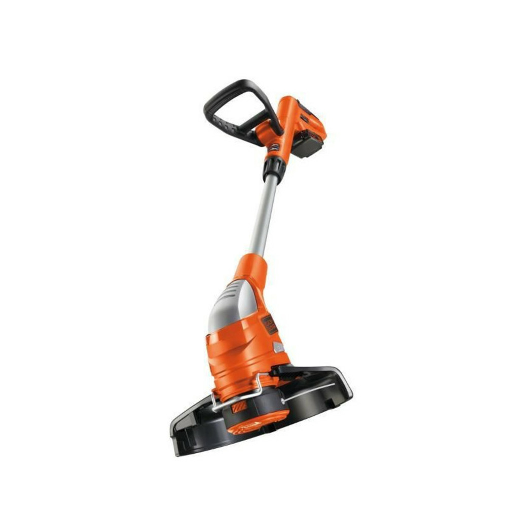 Black+decker coupe-bordure 23 cm 18 v 2 ah - glc1823l20-qw - tete pivotante 180°