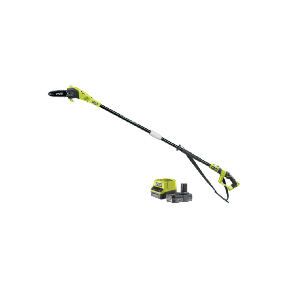 Élagueur sur perche ryobi - rpp182020-0 - 18v one+ - 1 batterie 2,0 ah - 1 chargeur