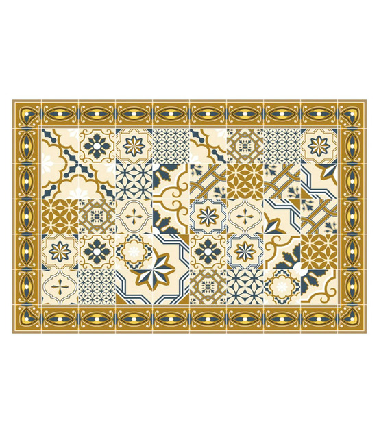 Tapis décoratif en vinyle 50 x 75 cm