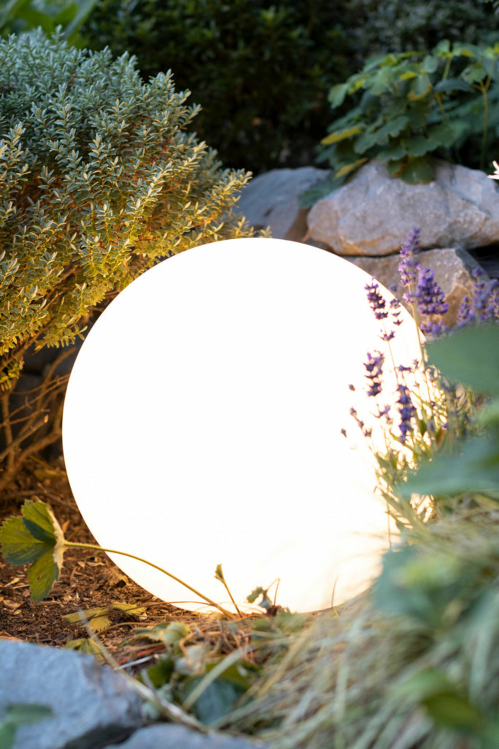 Sphère Solaire boule lumineuse extérieure, fabriqué en France