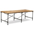Table de salle à manger bois de manguier massif 240 cm