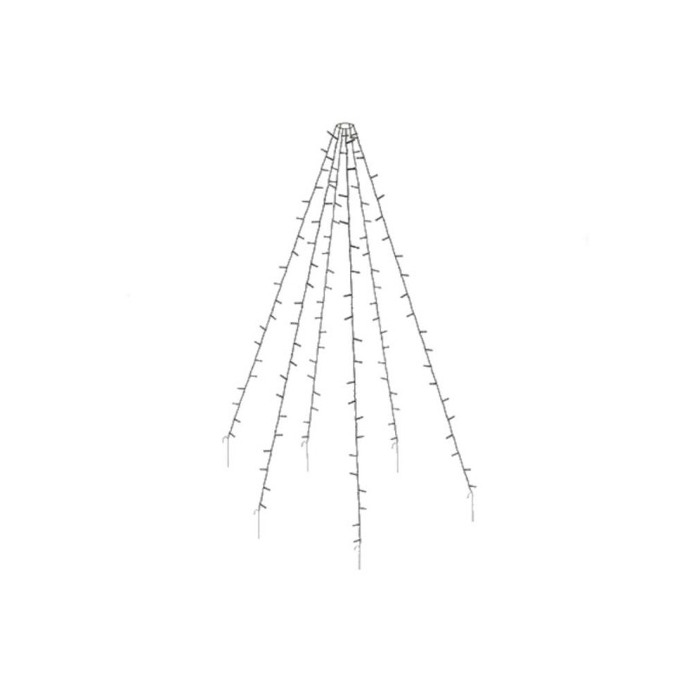 Arbre lumineux de noël edm - 120 led - 71713