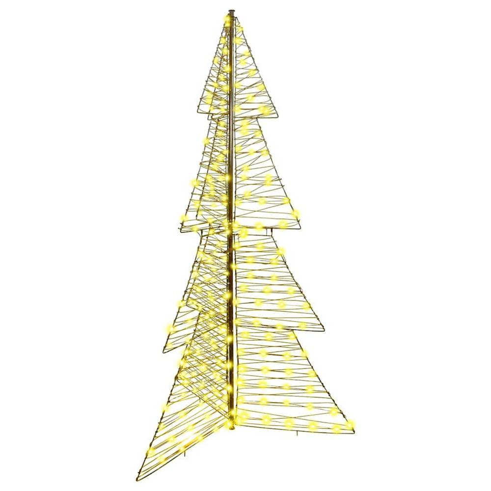 Sapin de noël avec 240 led blanc chaud 180 cm rotin