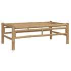 Table basse de jardin 100x55x33 cm bambou