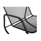 Rocking chair extérieur en acier graphite pop