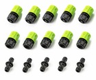 Lot de 15 connecteurs pour tuyau d'arrosage - suan - compatible : 13mm