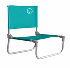 Chaise cale-dos de plage 2 pliures - o'beach - dimensions : 50 x 45 x 48 cm