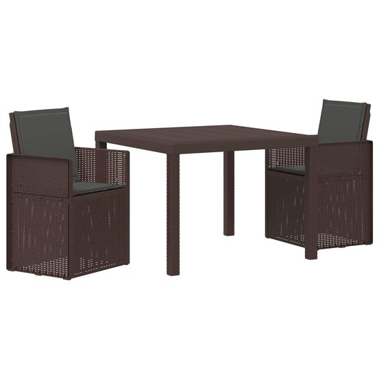 Ensemble de salle à manger pour jardin 3 pc pp