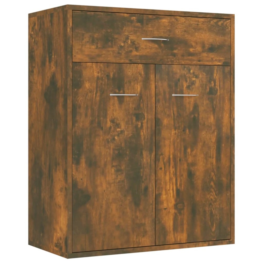 Buffet bahut commode armoire meuble de rangement organisateur cuisine salle de séjour salon 60 x 30 x 75 cm bois d'ingénierie