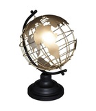 Globe terrestre en métal loft h28