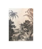 Tableau toile imprimée 50x70 cm tropiques hérons