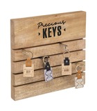Porte clés bois loft 30x30 cm