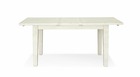 Table à manger bois blanc 140-180x95x78.5cm