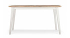Table à manger bois blanc 140x90x77cm