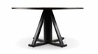 Table à manger bois marron 150x150x80cm