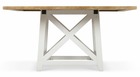 Table à manger bois blanc 150x150x77cm