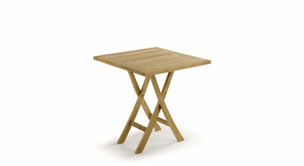 Table à manger bois marron 70x70x75cm
