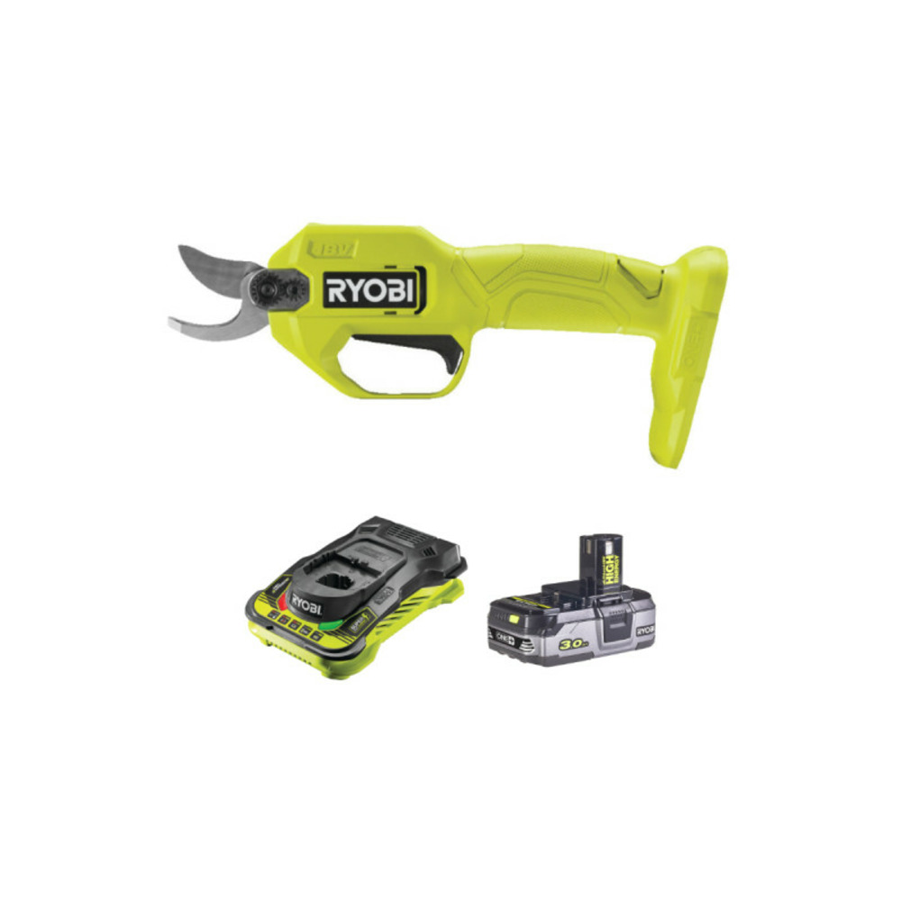 Pack ryobi sécateur 18v one+ ry18sca0 1 batterie 3.0ah high energy