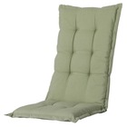 Coussin de chaise à dossier bas panama 105x50 cm vert sauge