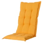 Coussin de chaise à dossier bas panama 105x50 cm lueur dorée