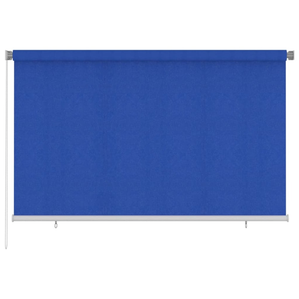 Store roulant d'extérieur 240x140 cm bleu pehd