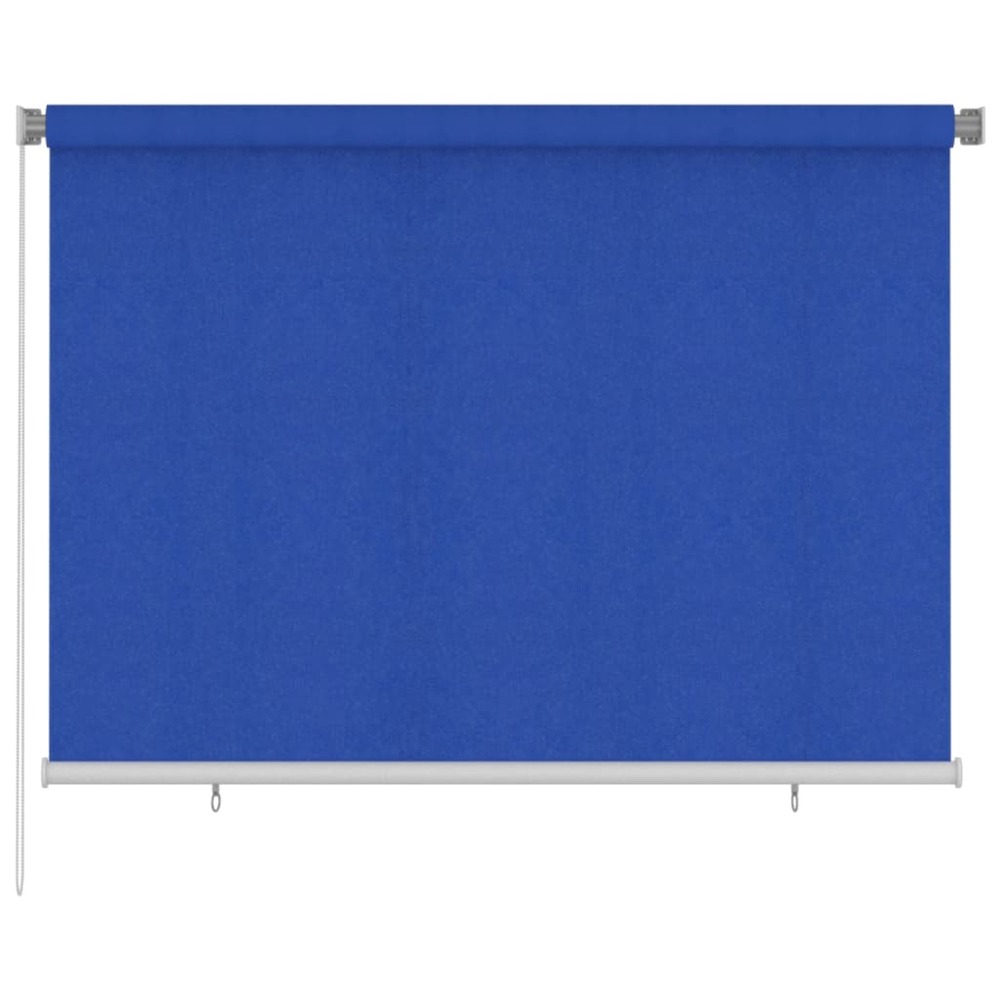 Store roulant d'extérieur 200x140 cm bleu pehd