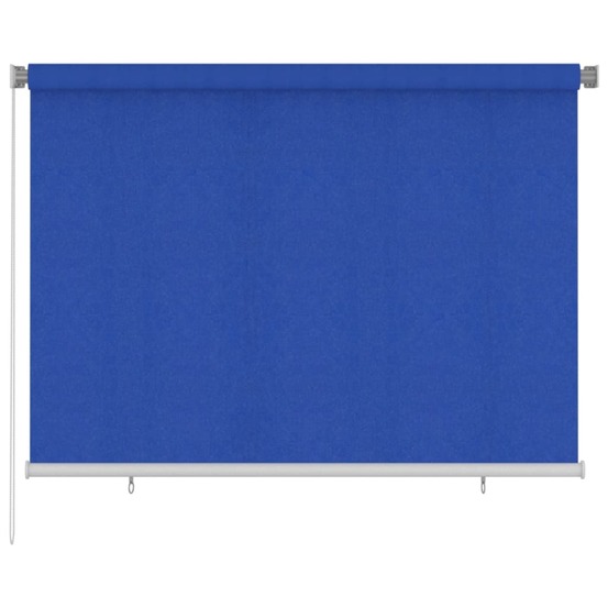 Store roulant d'extérieur 200x140 cm bleu pehd
