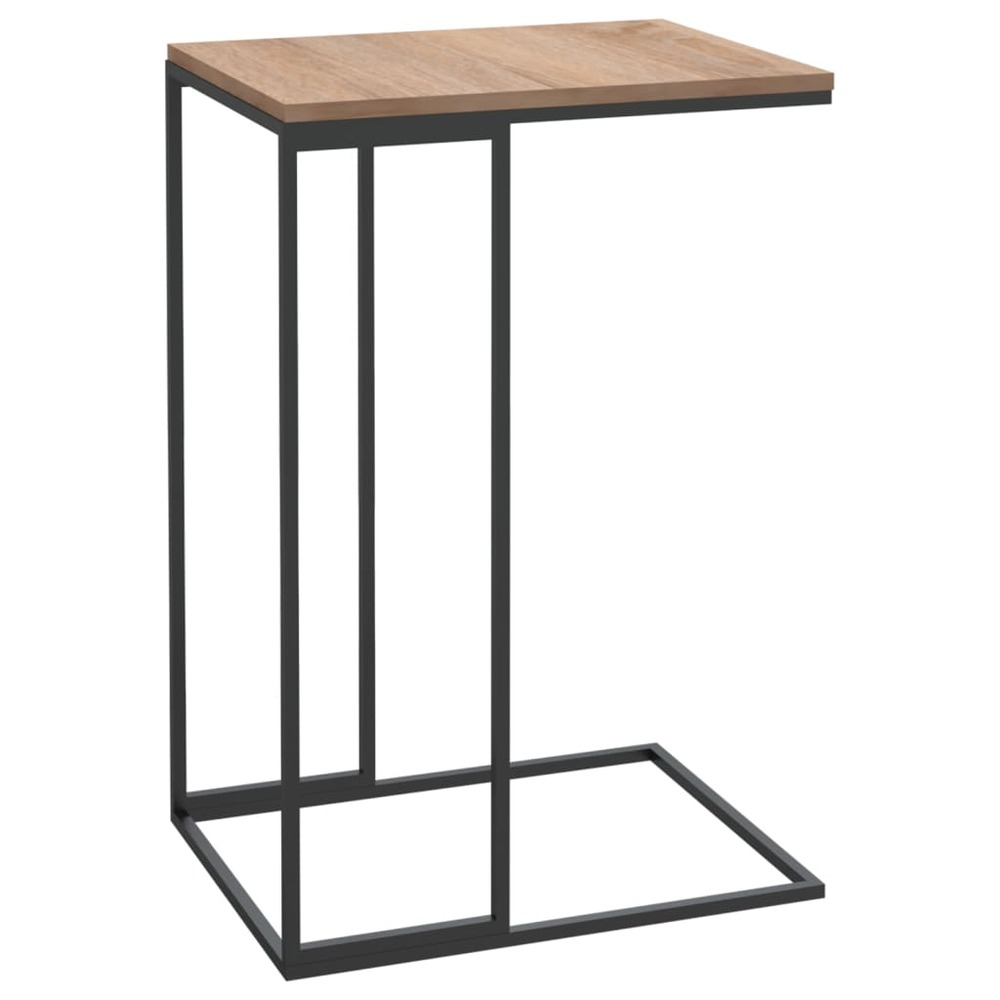 Table d'appoint noir 40x30x59 cm bois d'ingénierie
