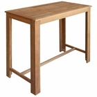 Table haute mange debout bar bistrot bois d'acacia massif - 120cm