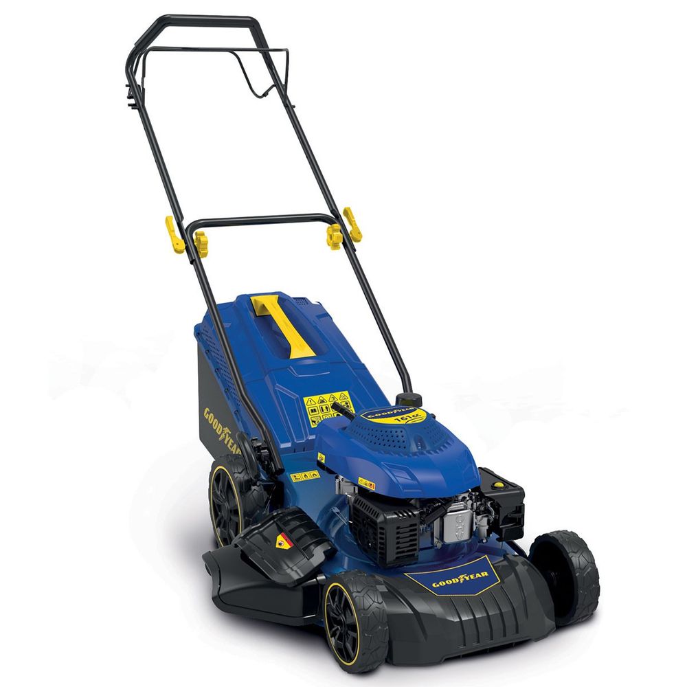 Tondeuse essence 161 cm³ autotractée 5 cv moteur 4t ohv goodyear