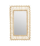 Miroir rotin rectangle 35x58