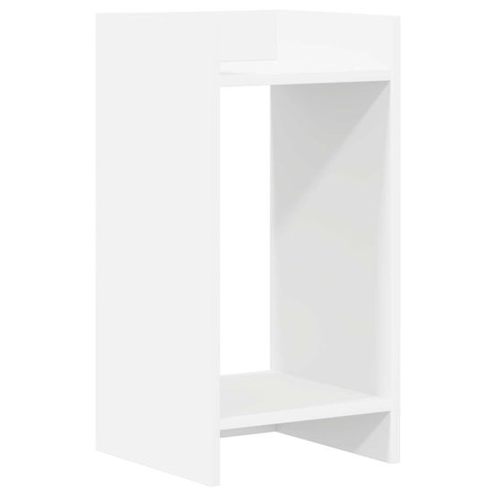 Support de plante blanc 30 x 30 x 60 cm bois d'ingénierie
