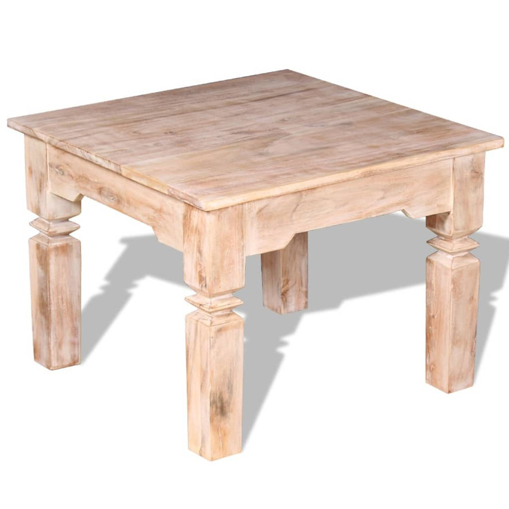 Table basse bois d'acacia 60x60x45 cm