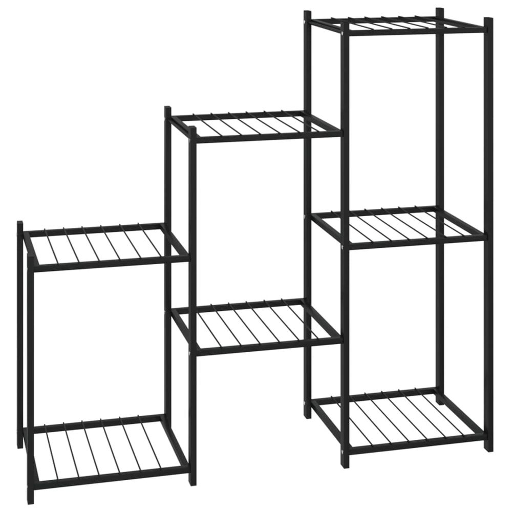 Jardinière d'extérieur 83x25x80 cm noir fer
