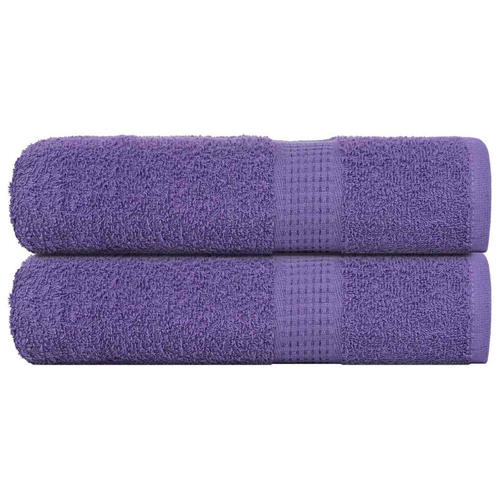 Essuie-mains frogn 2 pcs violet 50x100 cm 360 g/m²