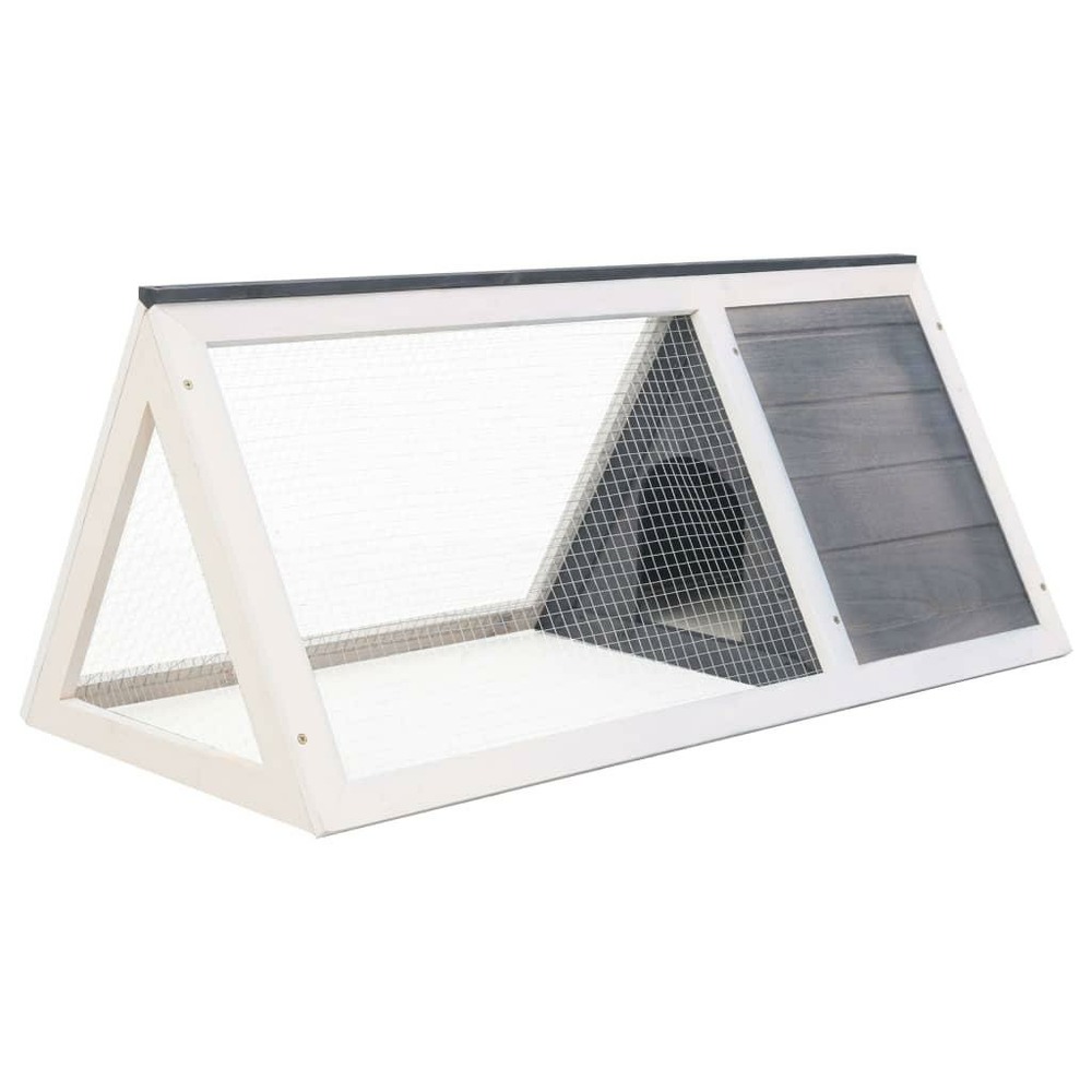 Clapier 98 x 50 x 41 cm gris bois