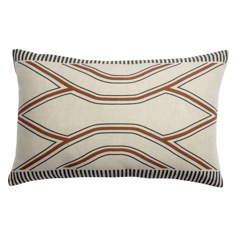 Coussin zeff johan caramel 40 x 65 cm