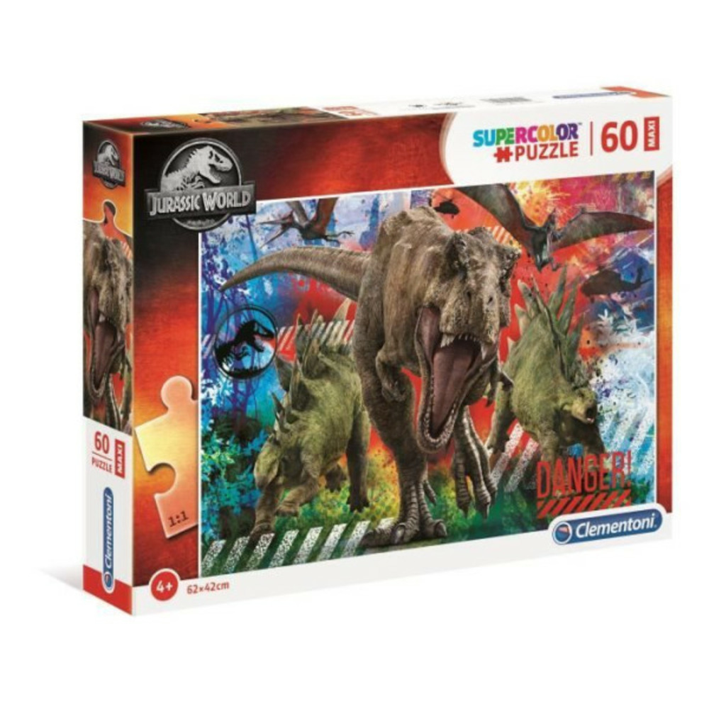 Puzzle enfant - - jurassic world - moins de 100 pieces - cinéma et publicité