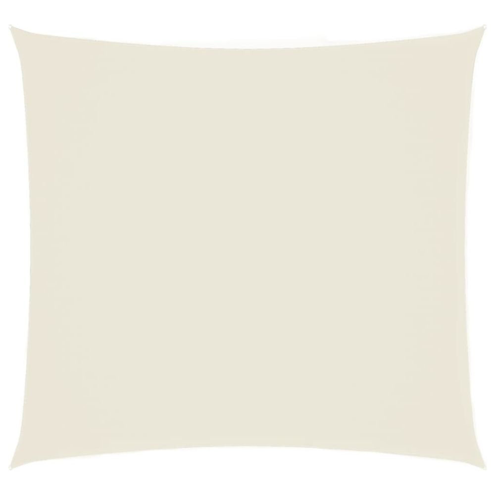 Voile de parasol tissu oxford carré 3x3 m crème