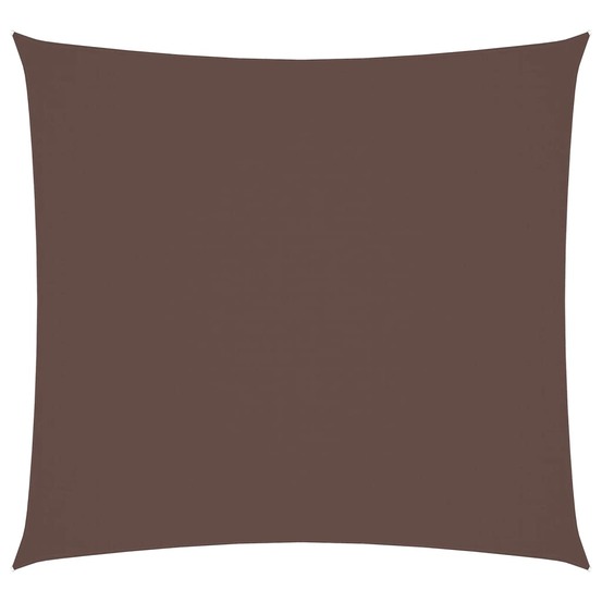 Voile de parasol tissu oxford carré 2x2 m marron